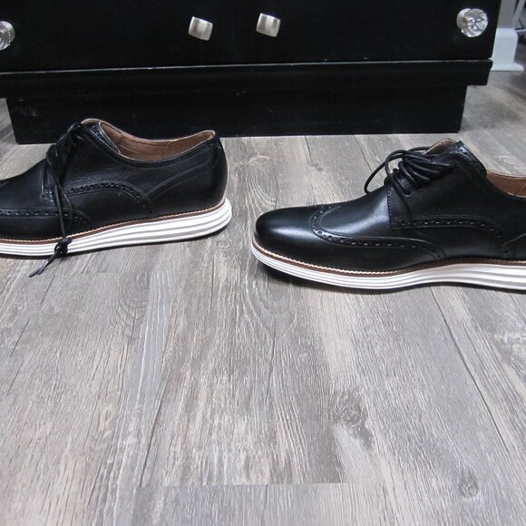 Cole Haan Original Grand Black Leather Men's Shoes - Picture 4 of 6